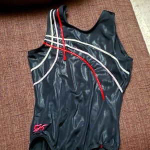 Black AS GK gymnastics leotard